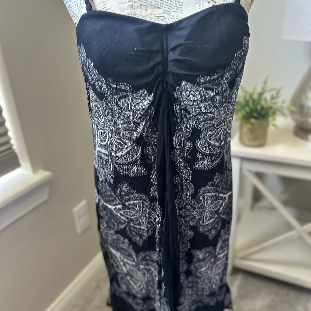 INC International Concepts Black and Silver Dress